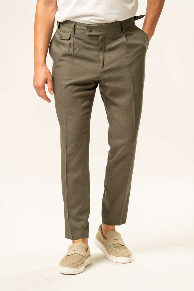 Pantalone classico 100% cotone