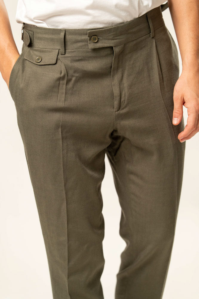 Pantalone classico 100% cotone