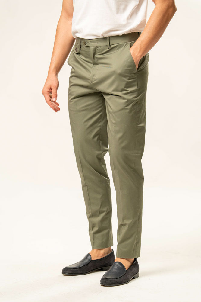 Pantalone classico 100% cotone