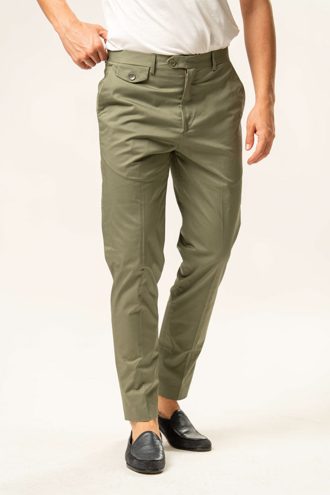 Pantalone classico 100% cotone