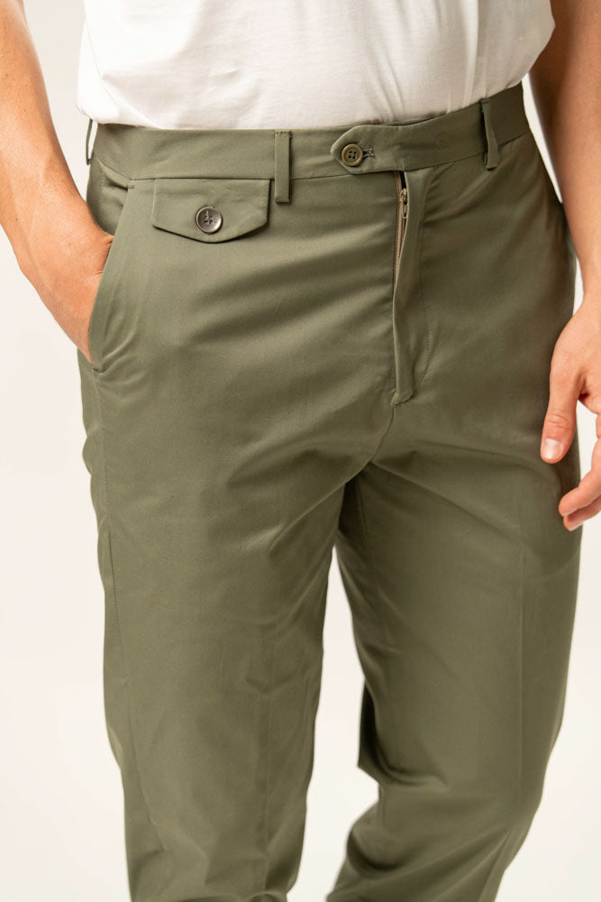 Pantalone classico 100% cotone