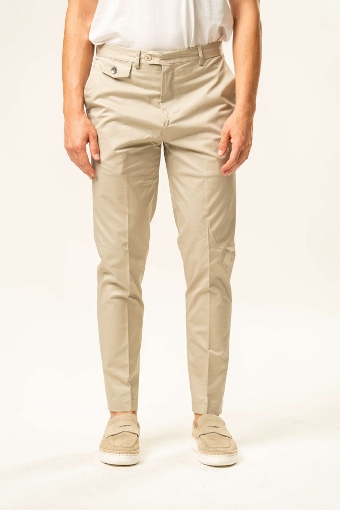 Pantalone classico 100% cotone