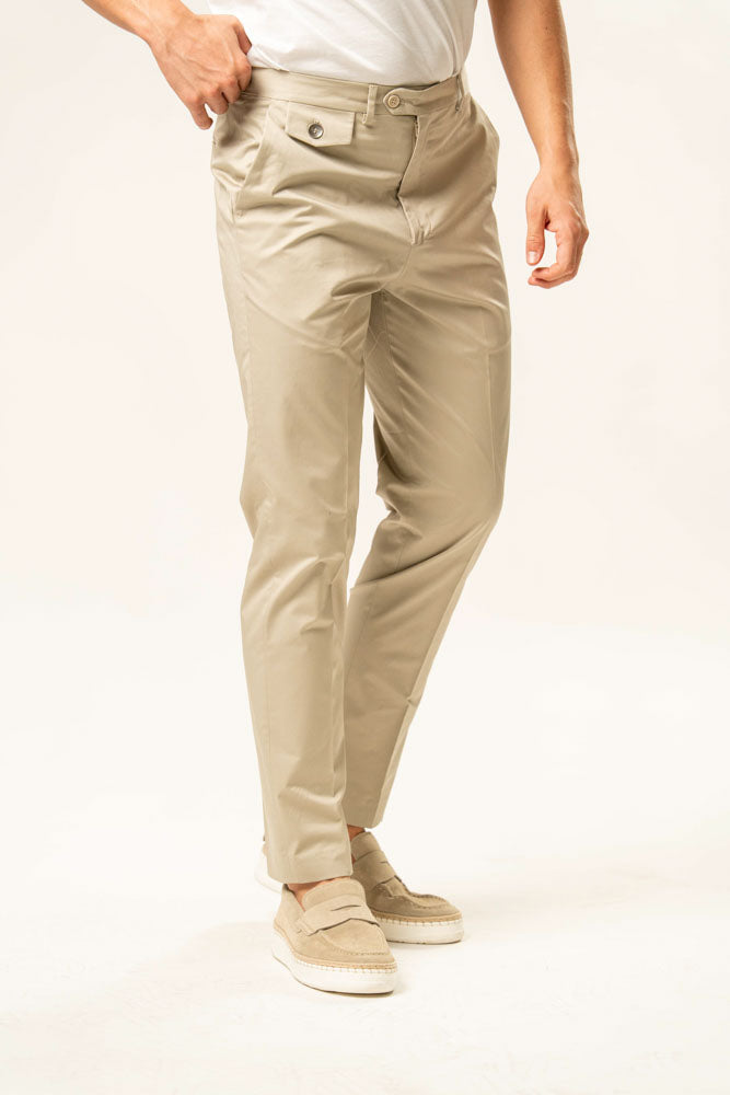 Pantalone classico 100% cotone