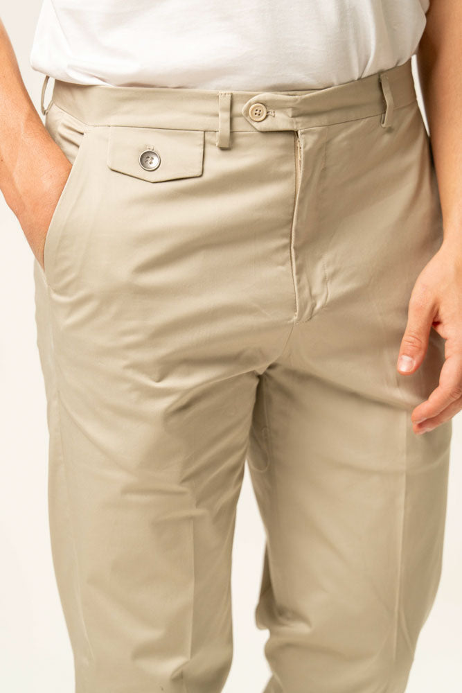 Pantalone classico 100% cotone