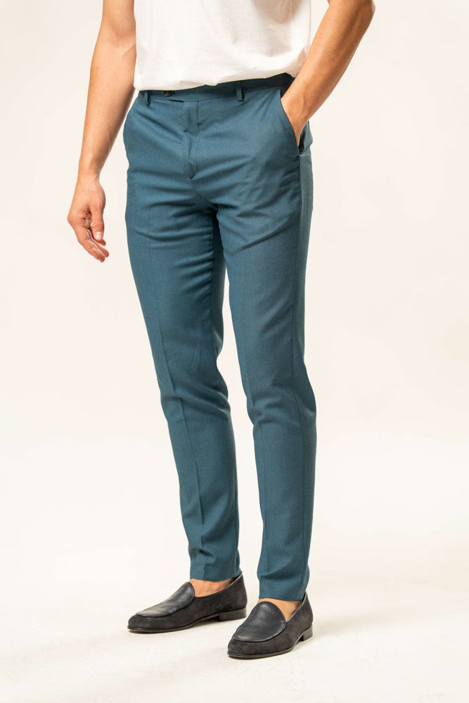 Pantalone classico 100% cotone