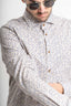Camicia poplienstretch microfantasia