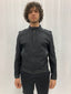 Bomber in cotone tencel con contrasti in eco pelle