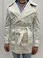 Trench Doppiopetto Bianco Elegance