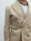 Blazer Doppiopetto Lino Sabbia