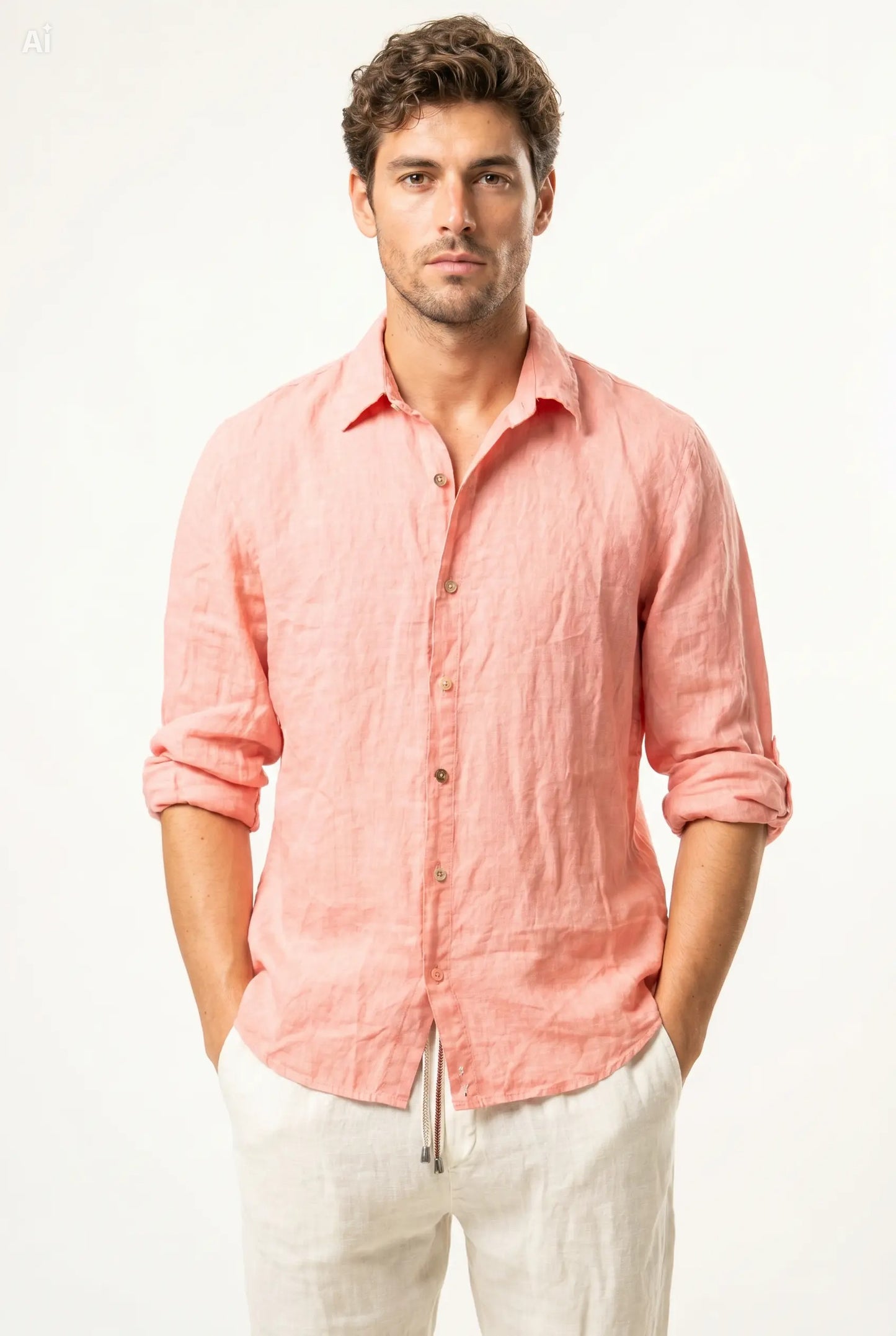 Camicia 100% lino