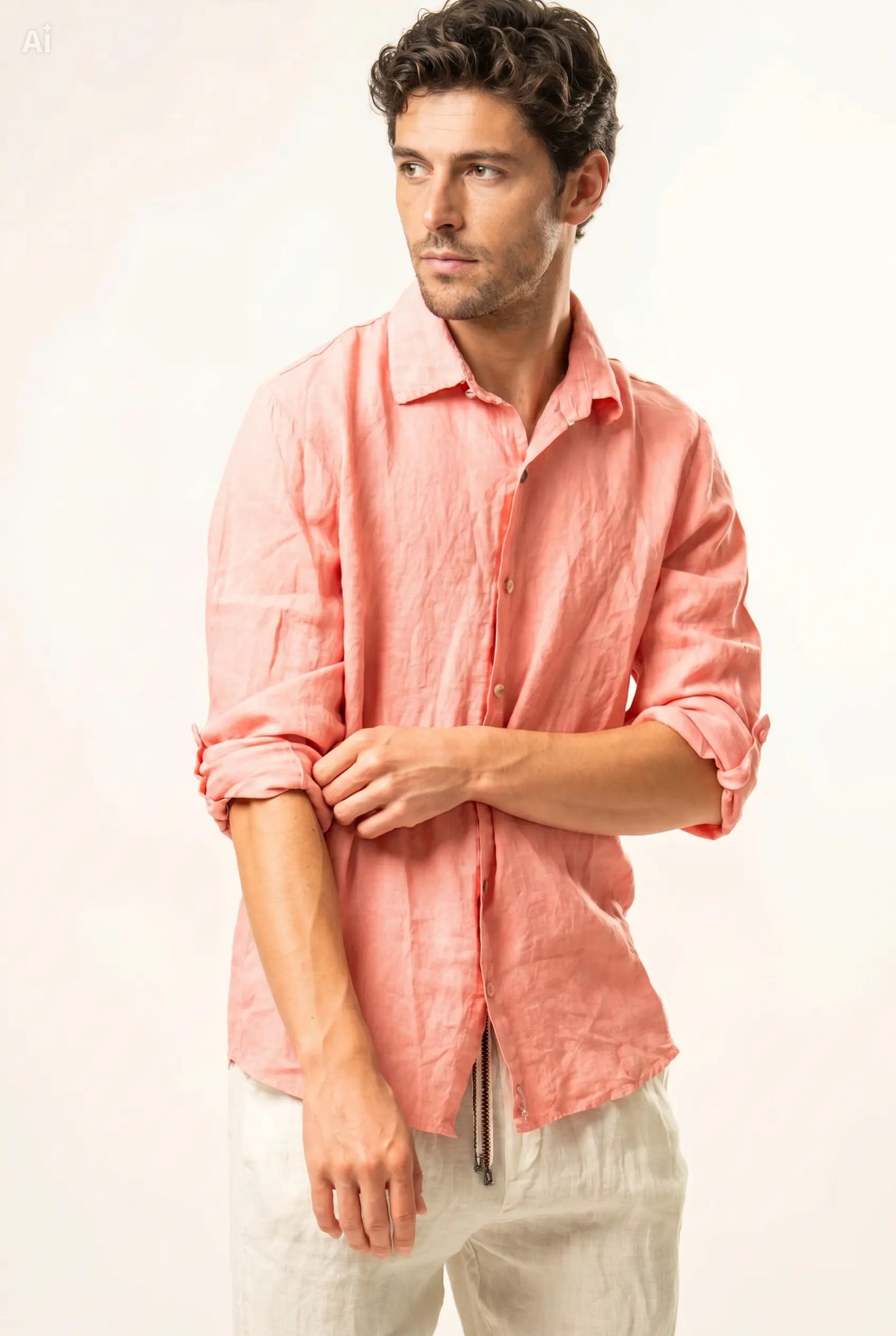 Camicia 100% lino