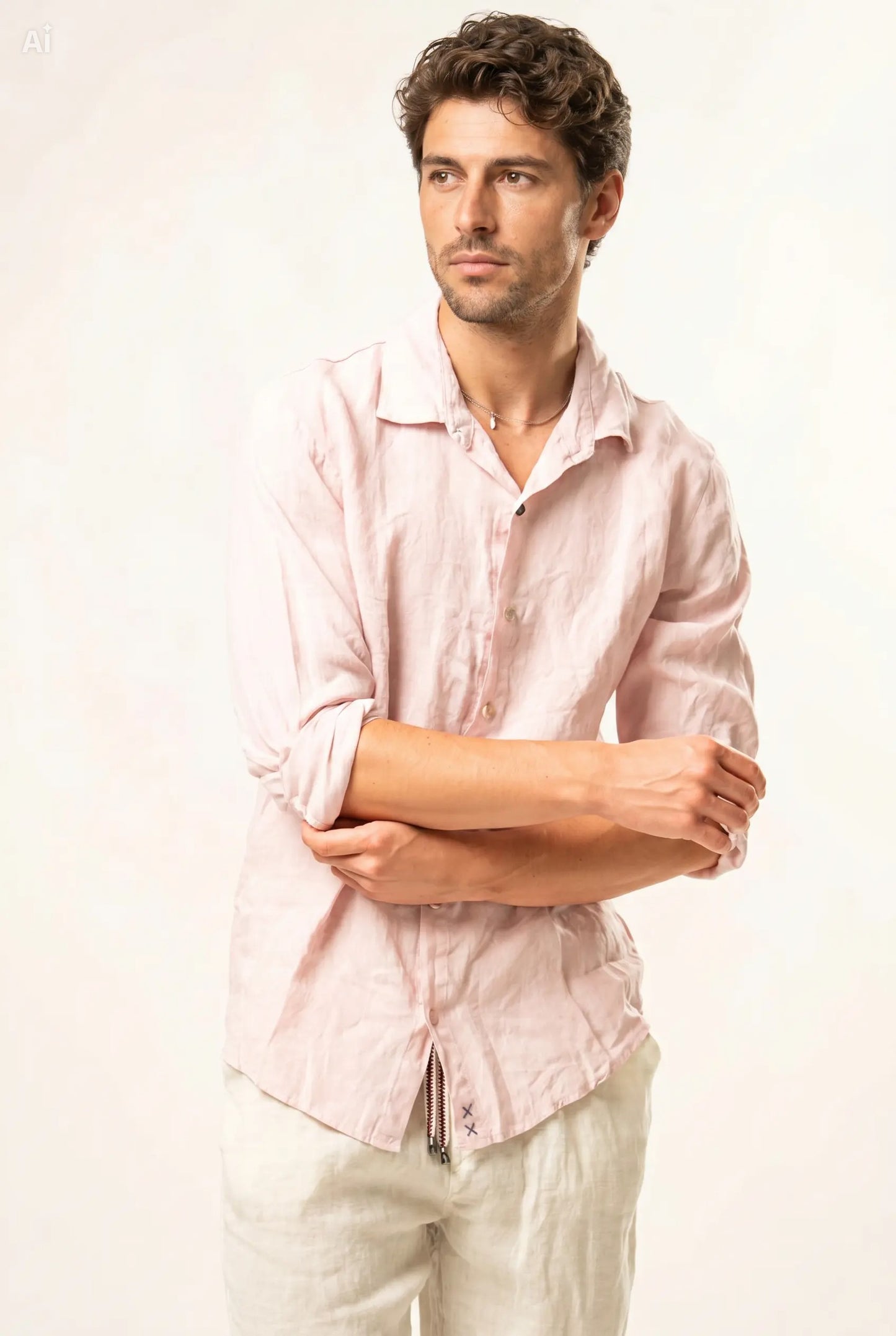 Camicia 100% lino