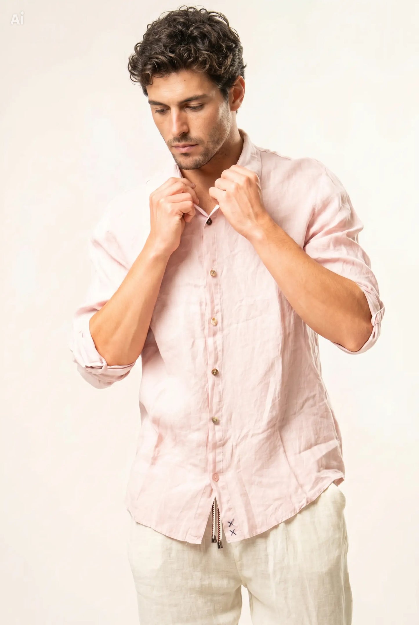 Camicia 100% lino