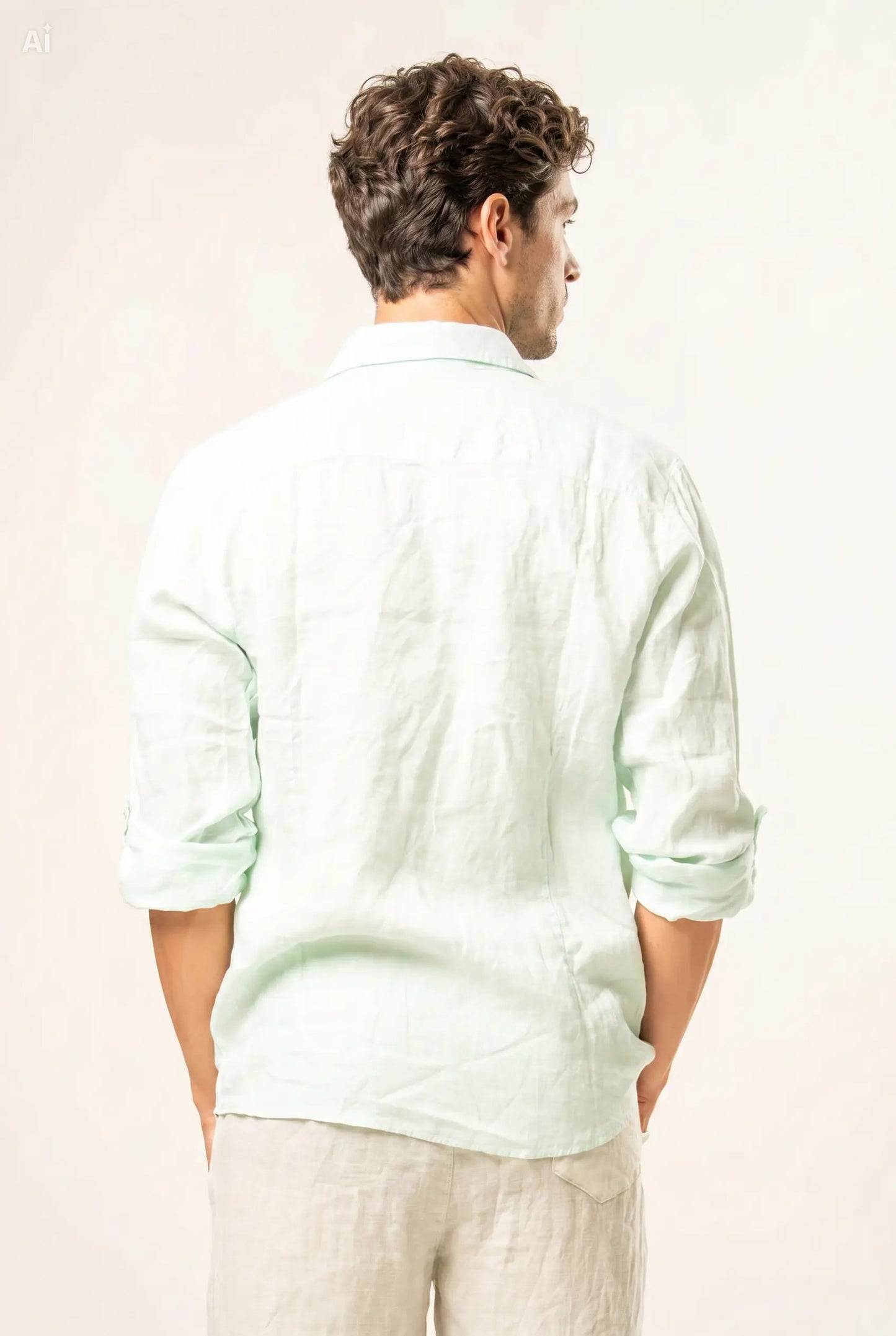 Camicia 100% lino