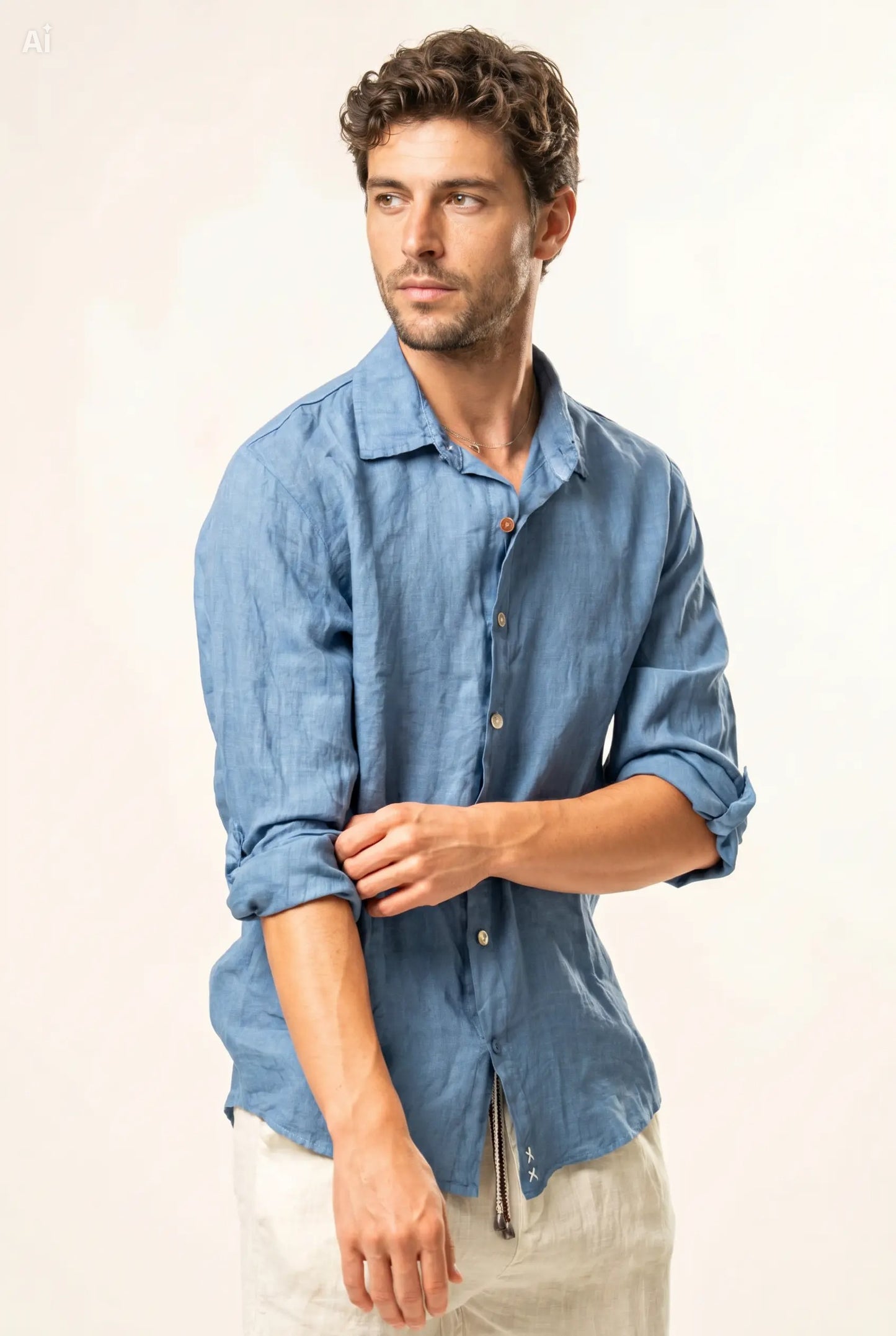 Camicia 100% lino