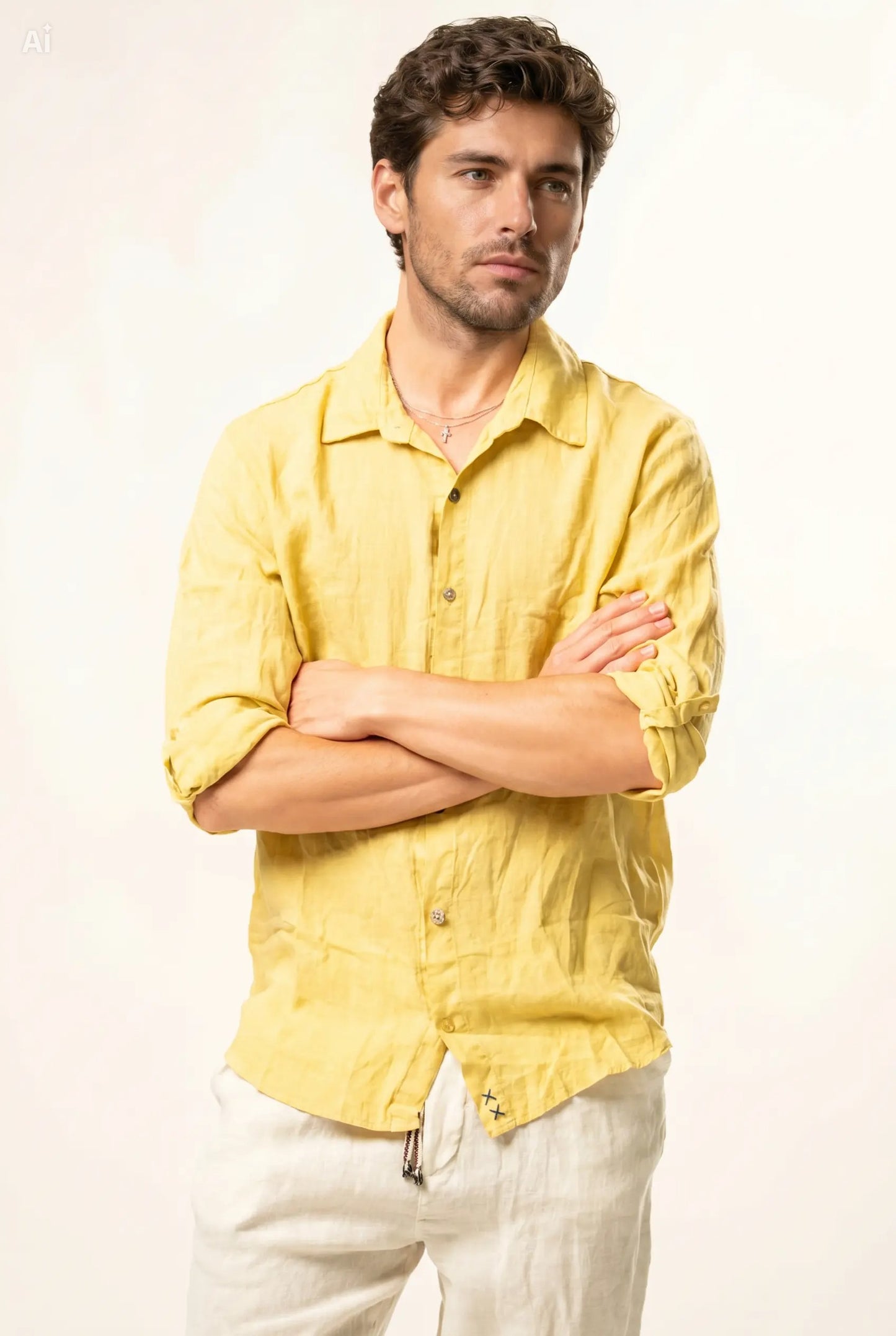 Camicia 100% lino