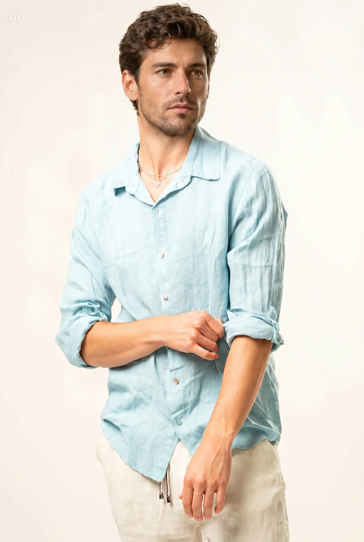 Camicia 100% lino