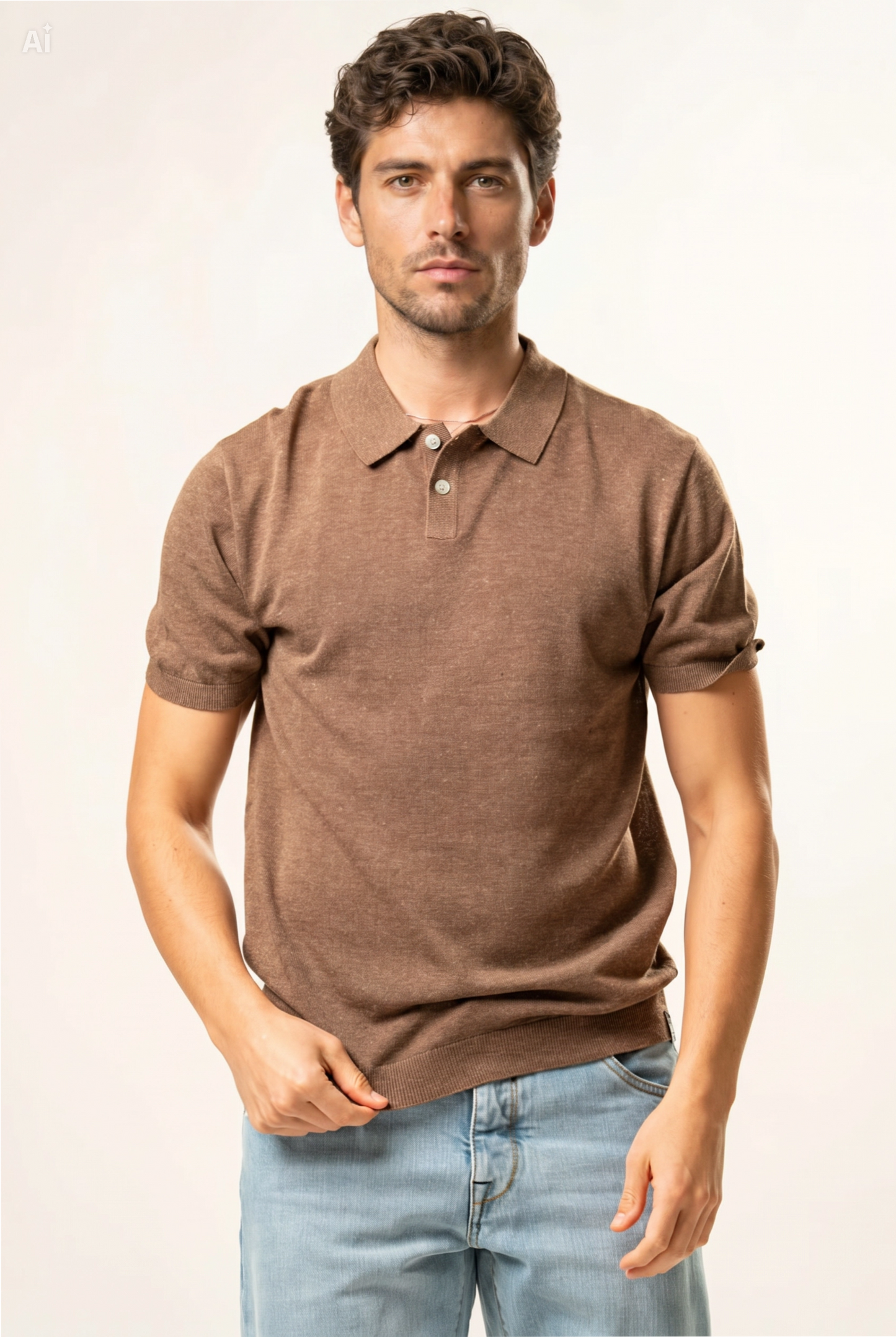 Polo bottoni 100% cotone