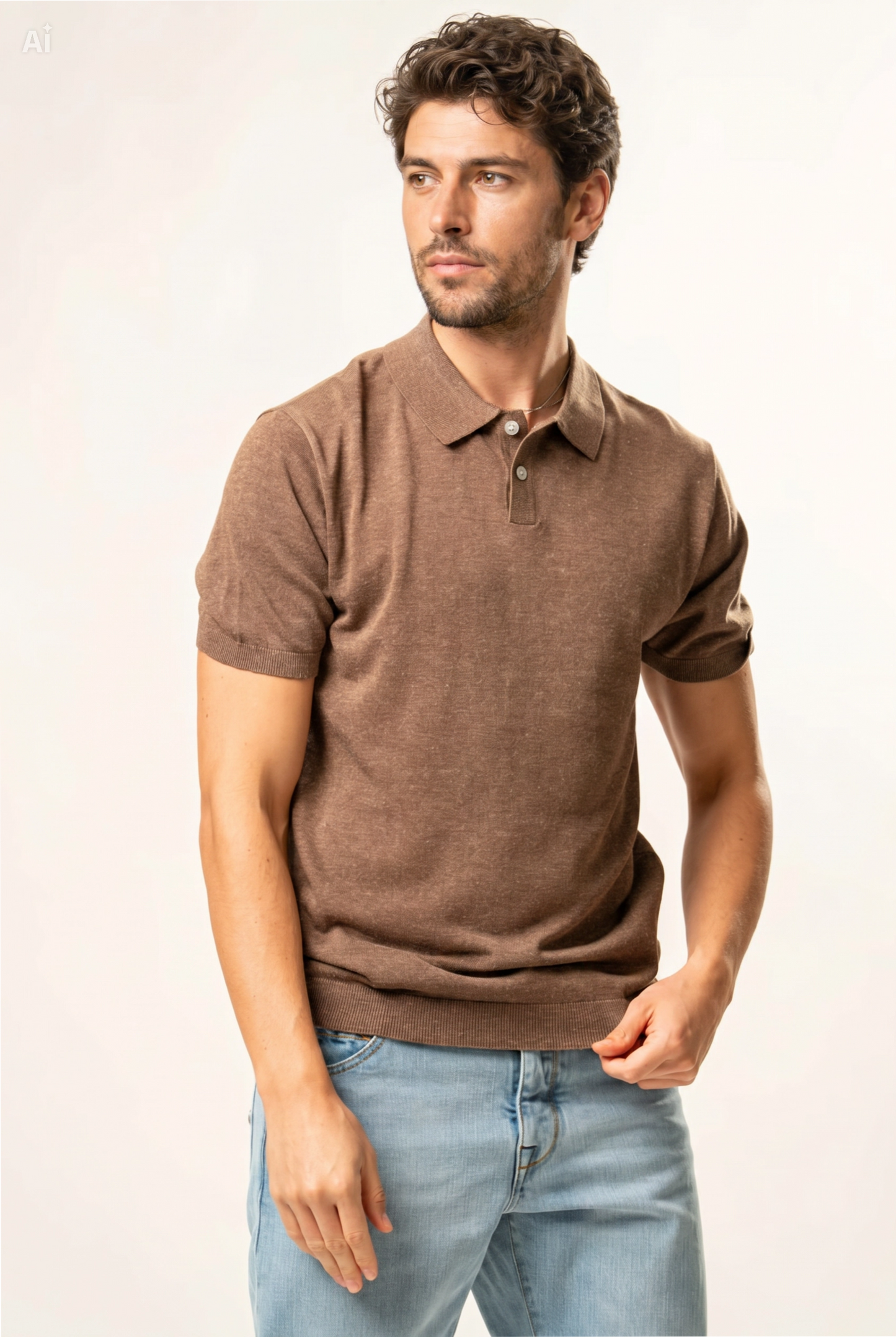 Polo bottoni 100% cotone