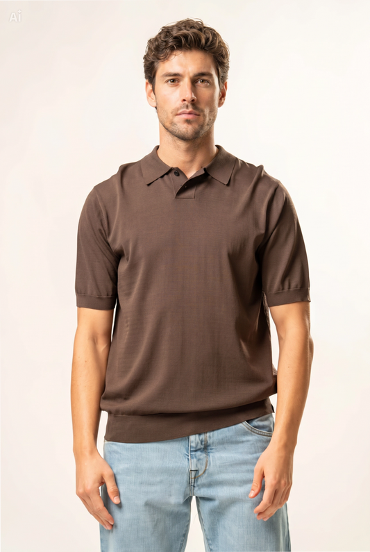 Polo bottoni 100% cotone