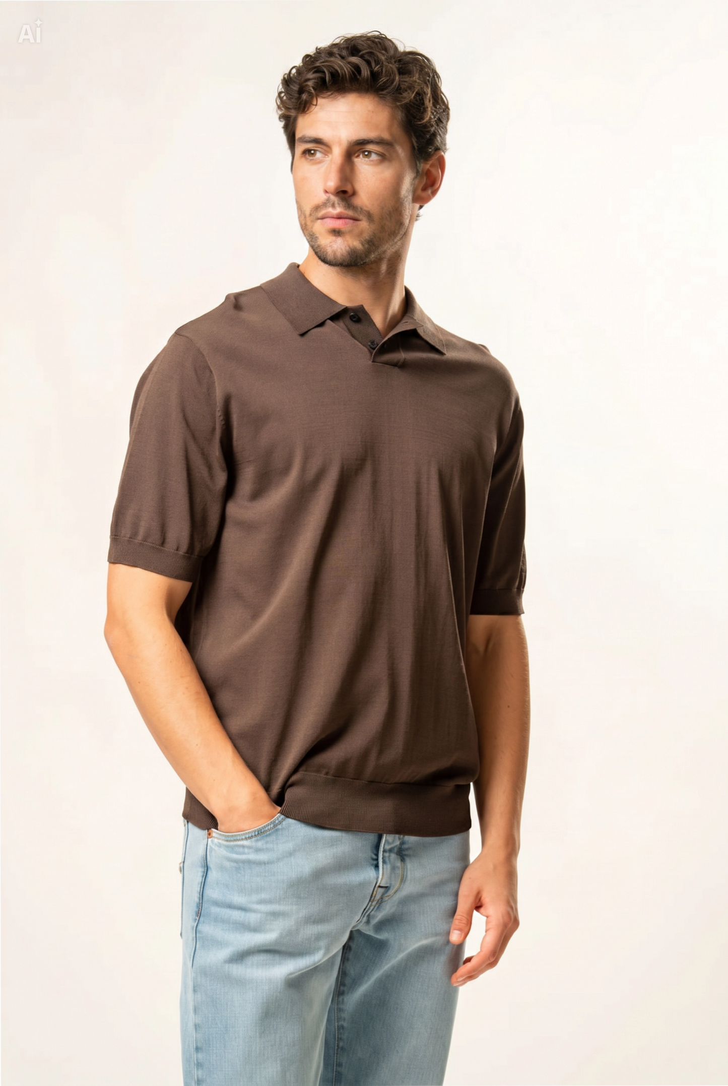 Polo bottoni 100% cotone