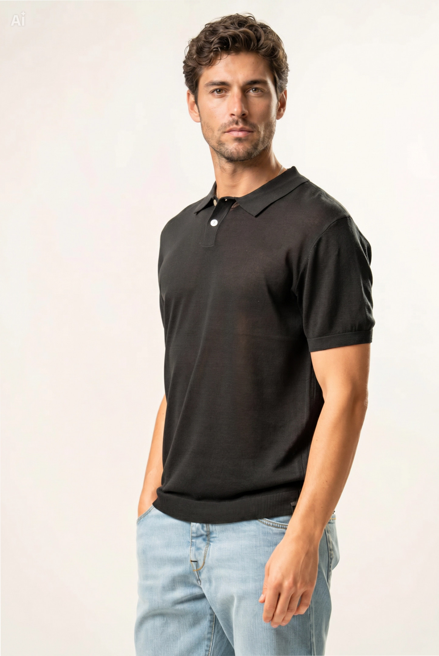 Polo bottoni 100% cotone