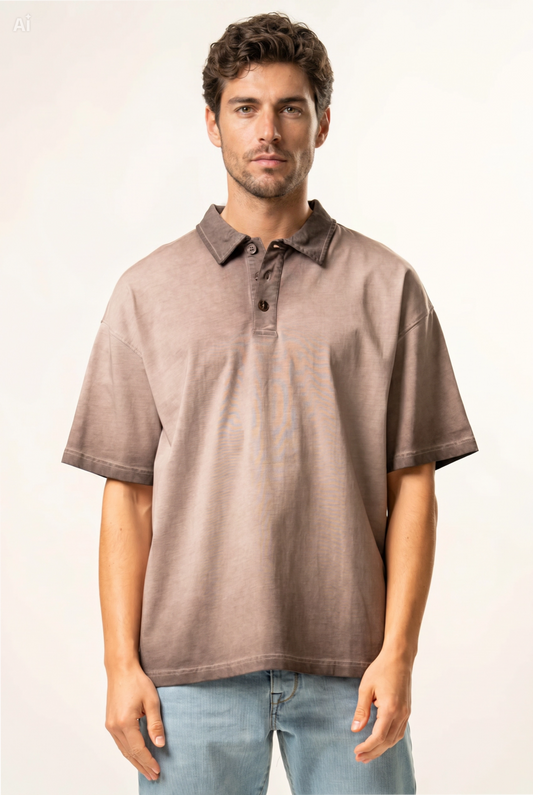 Polo con bottoni 100% cotone