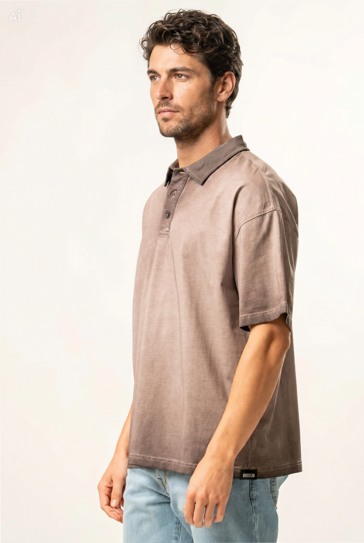 Polo con bottoni 100% cotone