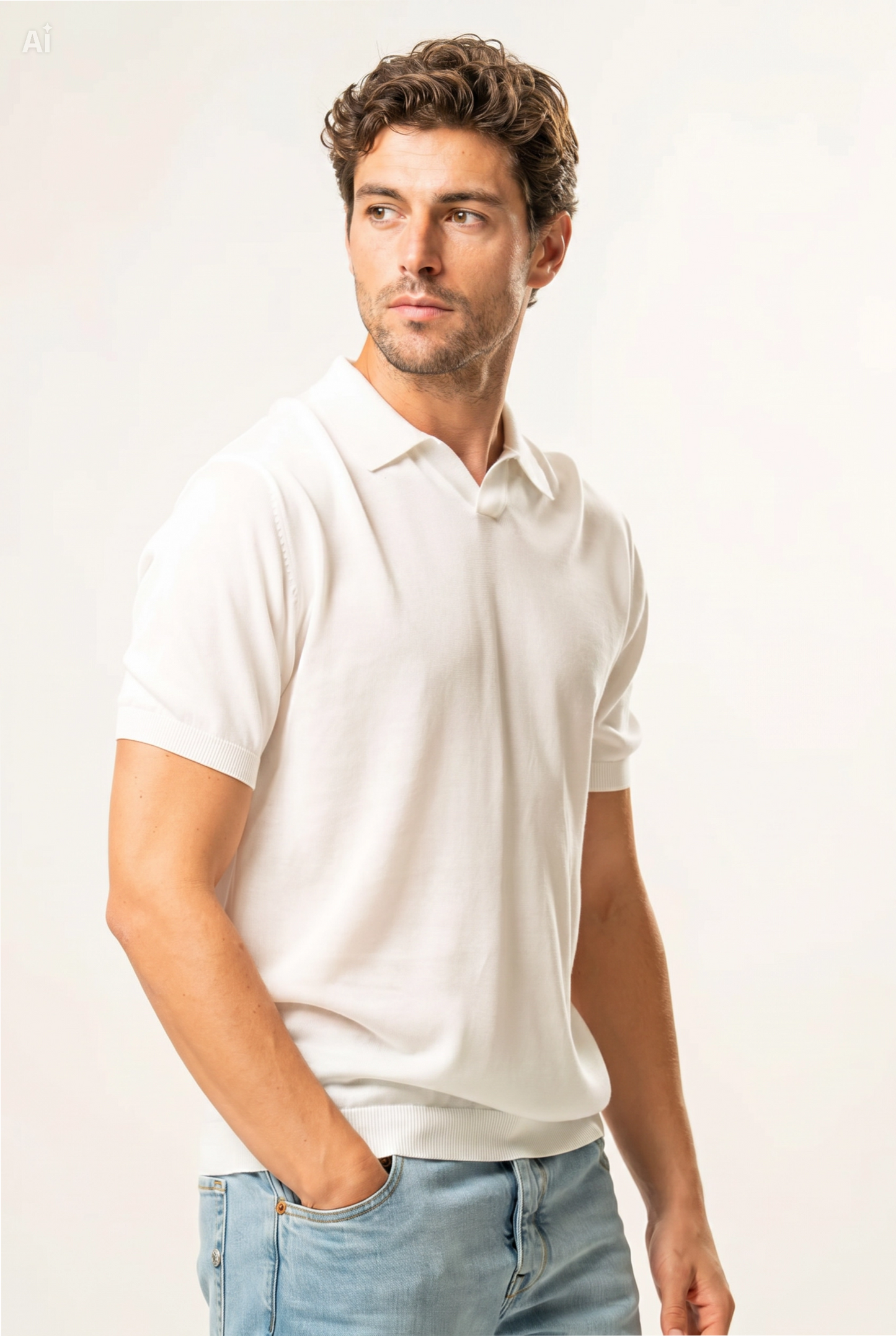 Polo bottoni 100% cotone