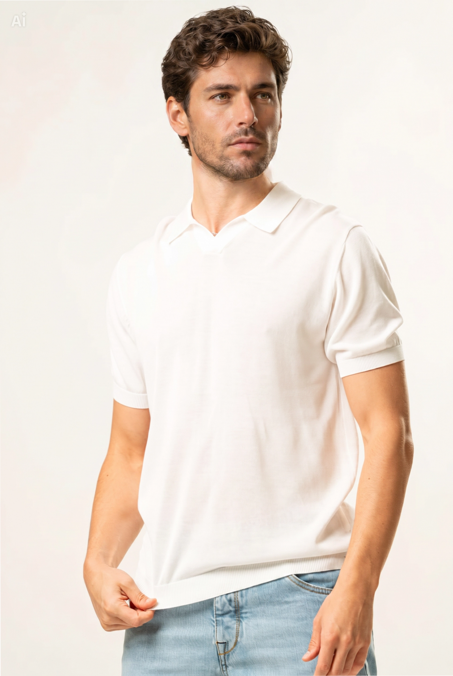 Polo bottoni 100% cotone