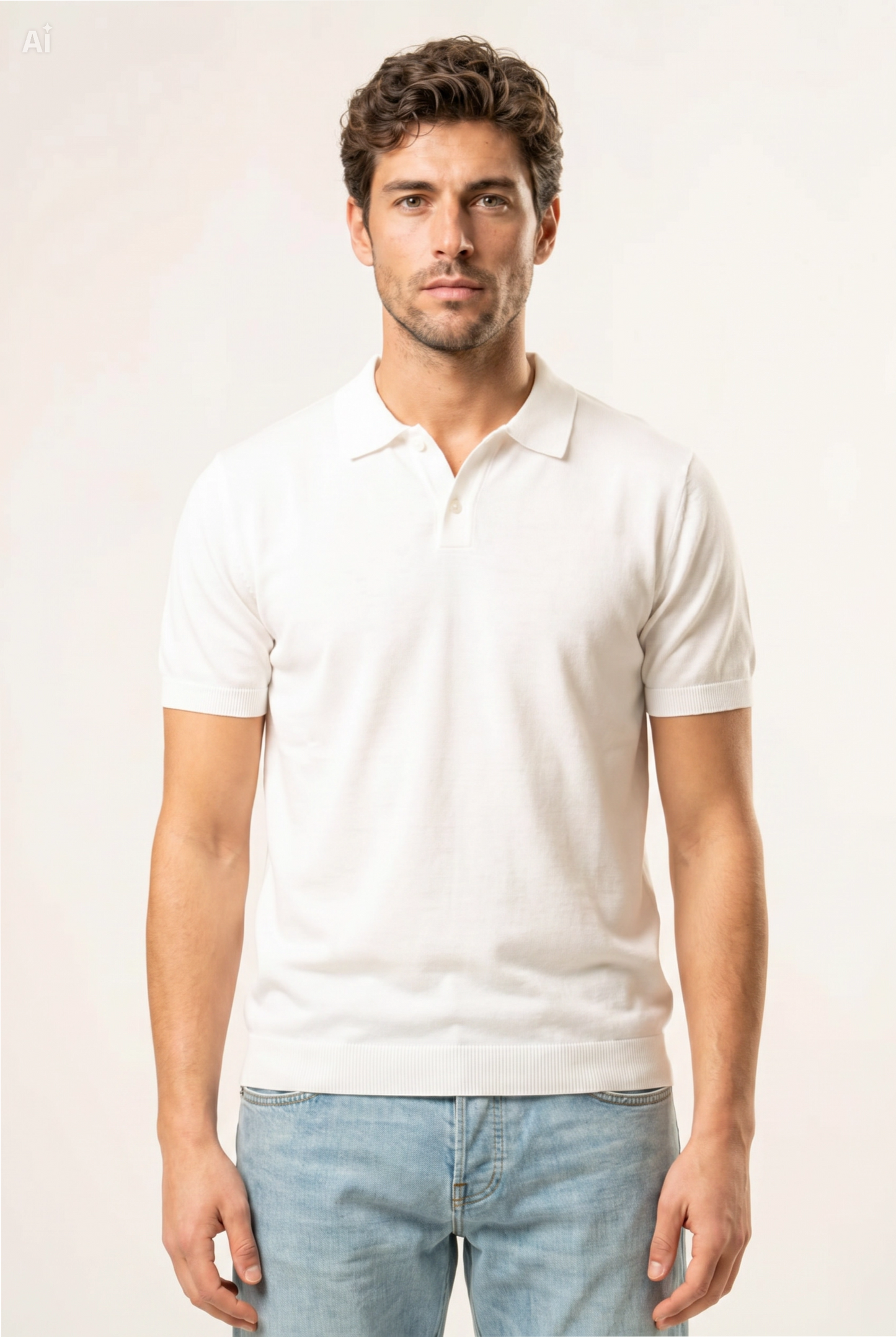 Polo bottoni 100% cotone