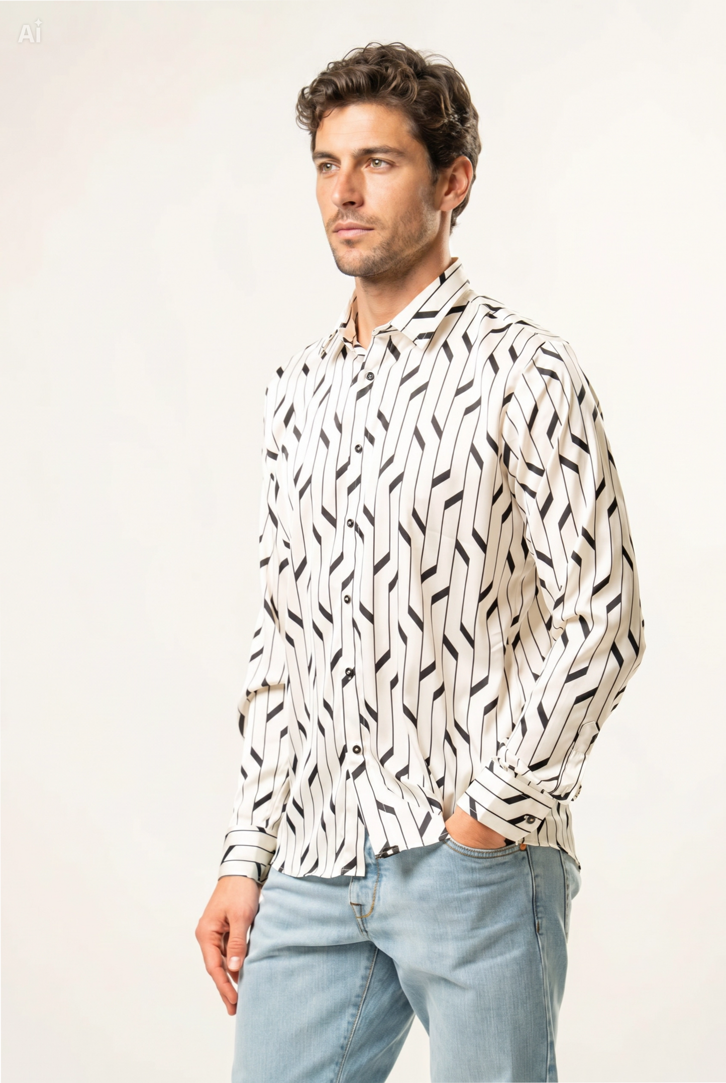 Camicia 100% cotone
