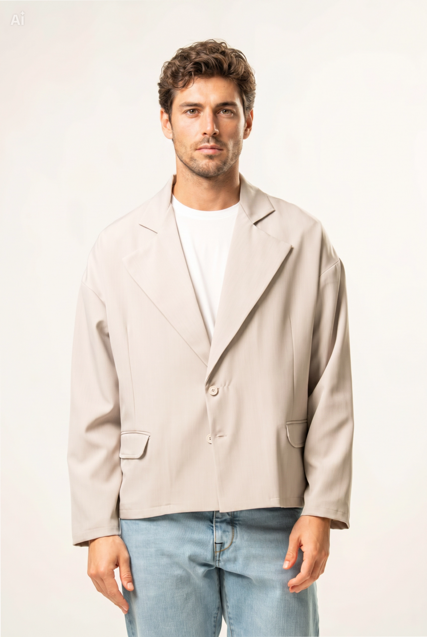 Giacca modello boxy
