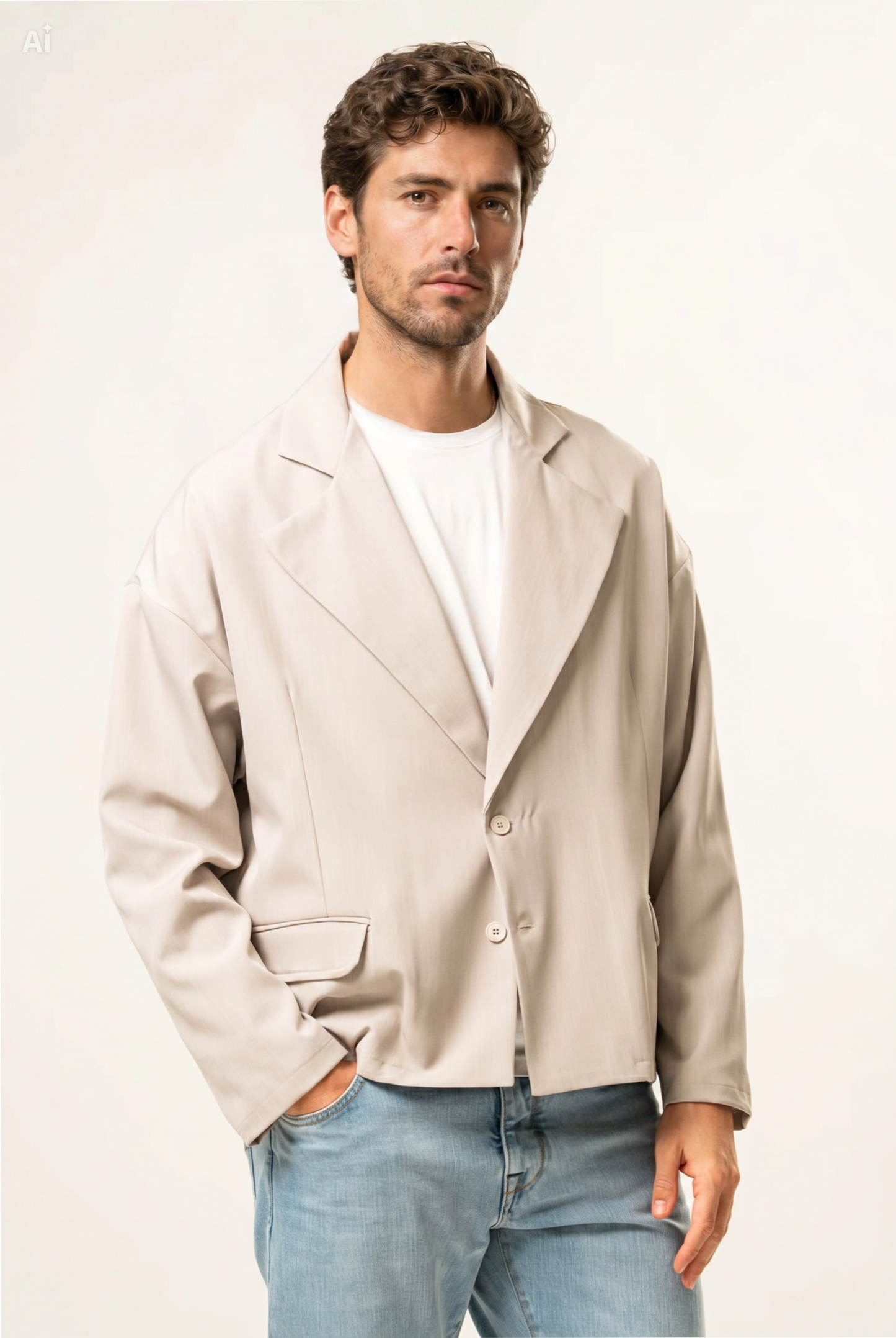 Giacca modello boxy
