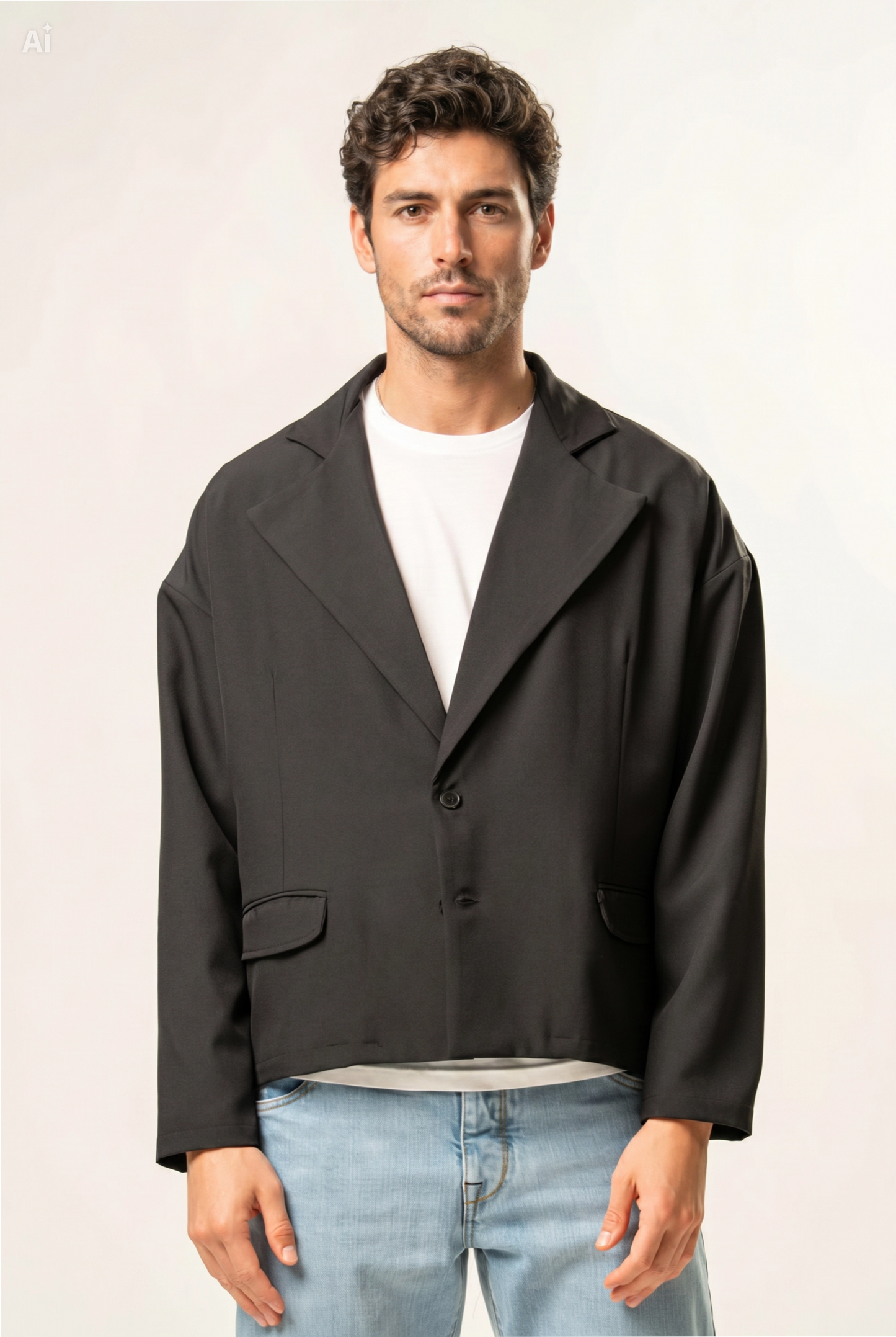 Giacca modello boxy