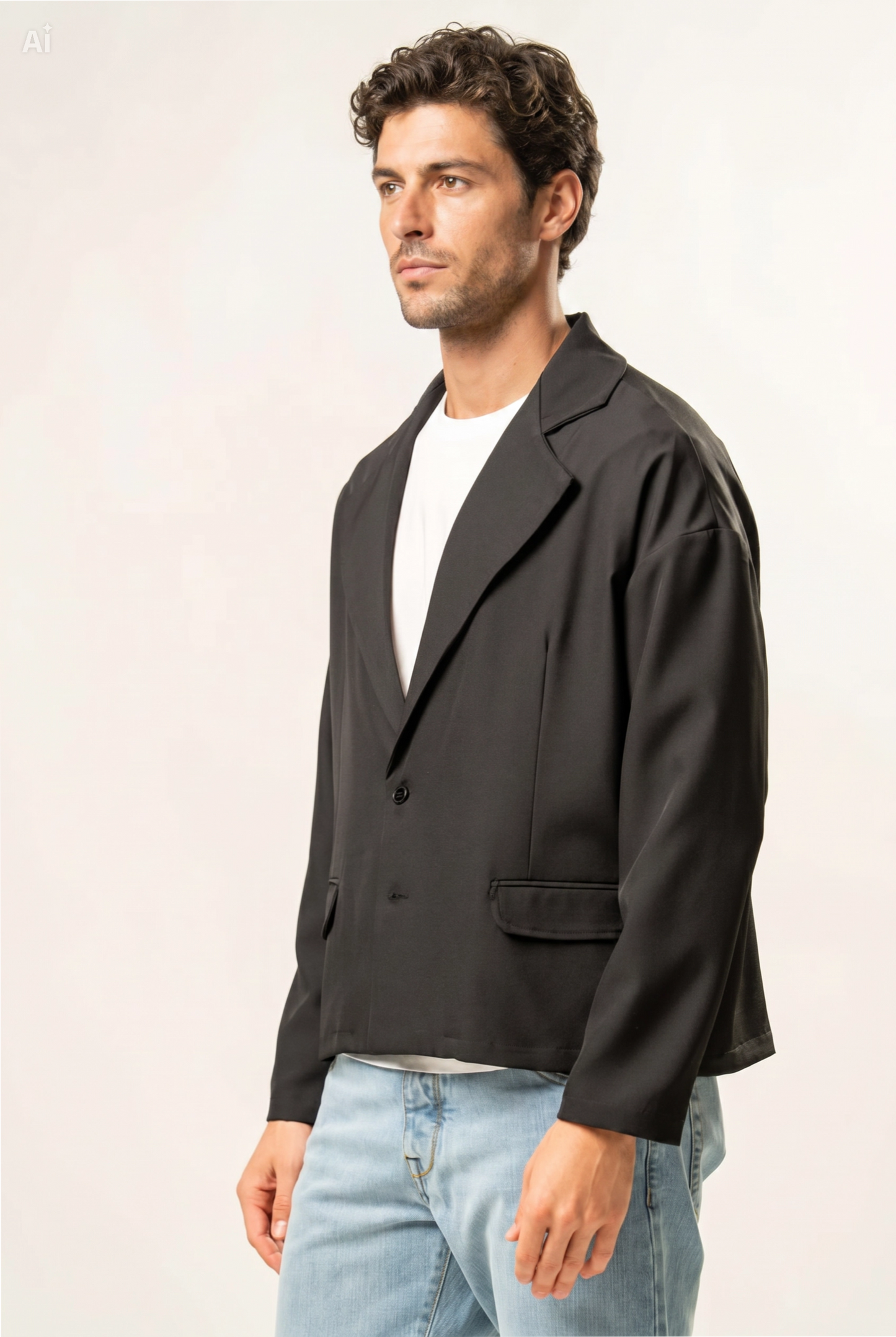 Giacca modello boxy