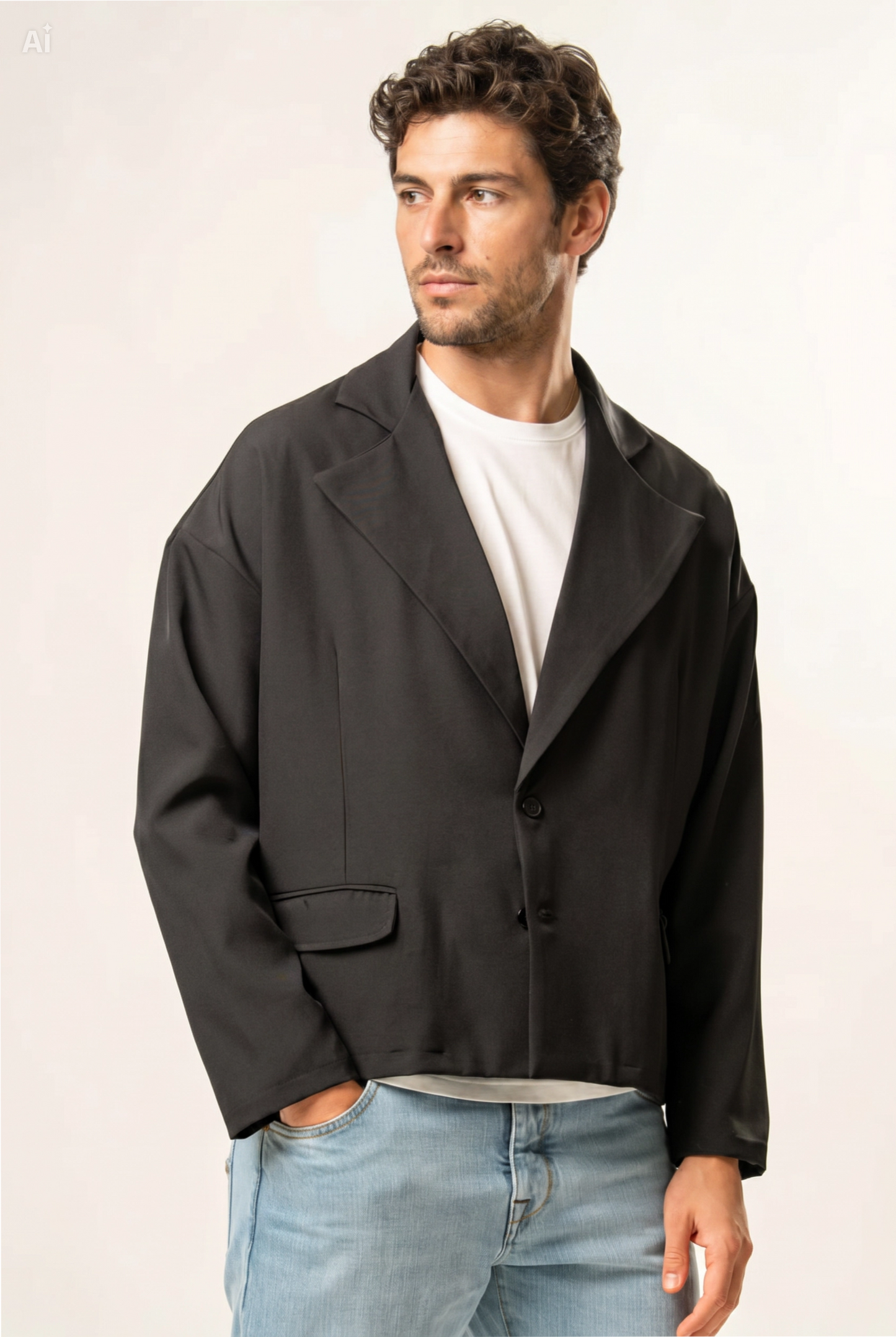 Giacca modello boxy